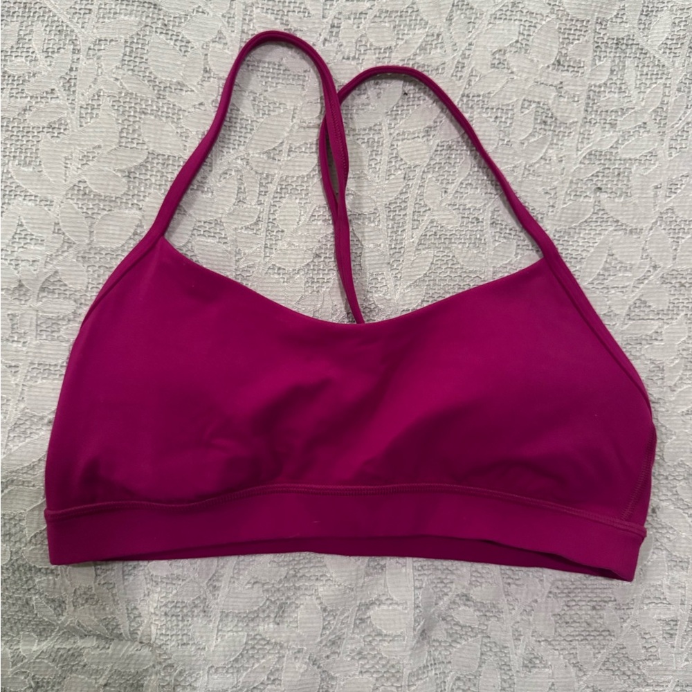 Lululemon Athletica Magenta Sports Bra